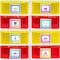 C-Line Products SelfAdhesive Labeling Pockets, Clear, 334 x 3, 25PK Set of 5 Packs, 125PK 70443-BX - alternate 2